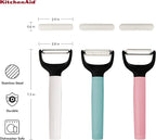 KitchenAid Universal Peeler Set, 3-Piece, Assorted