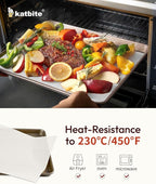 Katbite 350Pcs 9x13 In Parchment Paper Sheets, Heavy Duty White Baking Paper, Non-stick & Oil Proof for Oven, Air Fryer, Grilling, Steaming and Cooking Bread [Advanced Series]