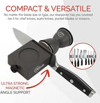 Tremenda Diamond Rolling Knife Sharpener Set – Manual Sharpening Tool with 4-Angle System – Portable Sharpener for Kitchen, Chef, and Pocket Knives