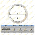 HLMOptimo Lazy Susan Bearing 10 inch Aluminum Turntable Ball Bearing, Heavy Duty Turner Bearing Silent Turntable Bearing Swivel Turntable Bearing 8/10/12/14 inch (10 inch)