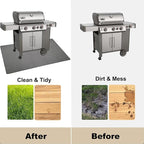 BBQ Grill Mat for Outdoor Grill, 65 x 38 inches Heavy Duty Thickened Under Grill Mats, Oil-Proof Waterproof Floor Protector for Deck and Patio