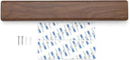 XINZUO Walnut Wood Knife Magnetic Strips 16 Inch, Double Row Round Magnets Magnetic Knife Holder for Wall -Magnetic Knife Bar- Works With Kinds of Kitchen Tools -Space Saver Knife Rack