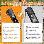 Meat Thermometer Digital Instant Read Food Thermometer for Cooking, Waterproof Kitchen Thermometers with Backlight, Magnet, Auto-Rotating, BBQ Thermometer for Grill Smoker Oil Fry Candy Thermometer