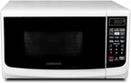 Farberware Countertop Microwave Oven 700 Watts Power Auto Cook Settings, Defrost, Easy Clean and Child Safety Lock, 0.7 Cu. Ft, White