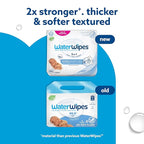 WaterWipes Sensitive+ Newborn & Baby Wipes, 3-In-1 Cleans, Cares, Protects, 99.9% Water, Unscented & Hypoallergenic, 240 Count (4 Packs)