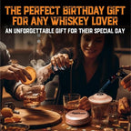 Whiskey Cocktail Smoker Kit with Torch, Old Fashioned Syrup & 8 Flavors Wood Chips - Premium USA Oak Smoker - Old Fashioned Smoker Kit - Bourbon Gifts for Men (with Butane)