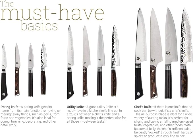 Shun Classic 5 Pc Starter Knife Block Set