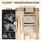 12Pack Linen Sheet Organizers for Linen Closet - King/Queen Size Bedding Storage Boxes with Clear Window | Foldable, Dustproof Sheet Storage Organizer for Blankets & Sheet Sets,Off-white