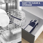 Safe Mandoline Slicer for Kitchen, Vegetable & Food Cutter & Thickness Adjustable 0.1-8 mm. Easy to Clean, Storage, Kitchen Faster Slice Artifact (Only Slice) (Blue)
