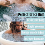 6Pcs Extra Large Ice Block Mold, YINOWON Large Silicone Ice Molds for Ice Bath, Large Ice Cube Molds for Cold Plunge Or Coolers, Ice Tray for Bath (6pcs Gray)