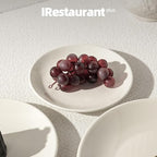 Stoneware Coupe Commercial Grade Dinnerware, Ivory(America White) Plate 6.5", Case of 36