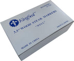 KingSeal 500 Count 3.5 Inch Natural Birch Wood Steak Markers, Heat Stamped, Well, Eco Friendly, Bulk Pack - 1 Box of 500