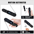 Smart Meat Thermometer Digital with Ultra-Fast 0.5 Sec Instant Read, NIST Certified ±0.5°F Accuracy, Auto-Rotating Backlight Display, IP67 Waterproof, Oven Safe for Grill, BBQ, Smoker, Candy