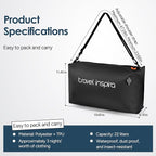 Vacuum Bags for Travel Luggage, Reusable Compression Bags for Carry On Suitcases and Backpack, Vacuum Seal Packing Cube for Cloth (1PC No Pump)