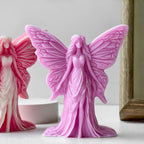 Butterfly Angel Candle Resin Mold - Resin Casting Silicone Molds for Home Decor & Candle Making Wave Spiral Mold