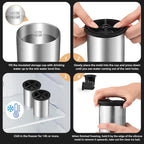 Clear Ice Cube Maker, 2" Clear Ice Ball Maker for Old Fashioned Whiskey lover, Bourbon, Whiskey, Cocktail Funny Gifts for Men on Birthday or Holiday, Easy-Release Stainless Steel Ice Mold(1Pack)