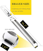Ourokhome Kitchen Lemon Zester, Stainless Steel Hand Held Parmesan Cheese Grater for Ginger, Chocolate, Coconut, Lime, Nutmeg, Citrus, Fruit, Vegetable with Cleaning Brush, Dishwasher safe, White
