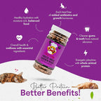Freeze-Dried Chicken Heart Treats for Cats & Dogs – 100% Human Grade, Single Ingredient, High-Protein, Healthy Snack – No Additives or Preservatives – 1.4oz - Inspected & Tested in USA