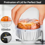 EUSOAR Disposable Creme Brulee Ramekins, Silver 25Packs 5oz Baking Cups with Lids Mini Muffin Liners, Dessert Cheesecake Pan Creme Brulee Cupcake Containers for Catering Gathering Club Wedding Party