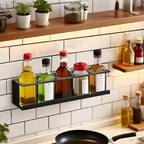 Spray Can Holder Organizer, 4 Pack Bottle Holder Wall-Mounted, Black Steel Spray Paint Can Rack Organizer for Garage, Shop, Home & Workspace