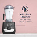 Vitamix Ascent Series X3 Blender with Three Blending Programs, Self-Cleaning Program, Professional-Grade Blender for Smoothies, Soups and More, Stainless-Steel Blades, 48 Oz Container, Shadow Black