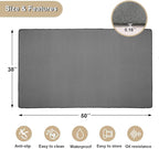 BBQ Grill Mat for Outdoor Grill, 50 x 38 inches Heavy Duty Thickened Under Grill Mats, Oil-Proof Waterproof Floor Protector for Deck and Patio