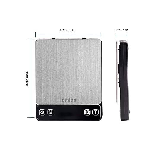 500g Precision Digital Pocket Scale, 0.01g Resolution, Includes a Calibration Weight