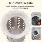 Cheese Grater with Hand Crank - 3 Adjustable Grating Drums for Parmesan & Hard Cheeses - Shatter-Resistant & Easy to Clean