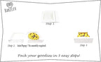 BAKELUV Pie Boxes for 9 Inch Pie | White, 12 Pack | 9x9x2.5 Bakery Box with Window, 9x9 Cookie Box, 9 Inch Pastry Boxes with Window Bulk, Cake Boxes, Auto Pop Up