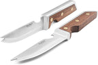 Final Touch Bar Knife & Zester Set - Multi-Function Design for Effortless Cocktail Prep - Adjacent Edge Handle, Stainless Steel Blade, Bottle Opener, and Zester Included (FTA2110)