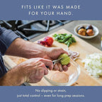Misen Paring Knife – Precision Kitchen Knife with High-Carbon Stainless Steel Blade – Ergonomic Handle for Peeling, Trimming, and Slicing – Lightweight, Versatile Tool for All Culinary Tasks - Blue