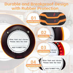 Restaurant Pager System 20 Coaster Pagers and Beepers, Restaurant Beepers Buzzers System with Vibration Flashing Buzzer Queue Wireless Calling System for Food Truck Church Nursery Coffee Shop Bar