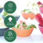 CROC'IN - Fuchsia Mini Tart Shells - Edible Appetizer Or Dessert Cups - Pastry Pans - Artisanal & Vegan Confection - 60 Pieces