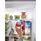 Rubbermaid Commercial Products Thermometer, Classic Large Mechanical Dial, Chrome, Extreme Temperature Range for Use in Refrigerator/Freezer/Cooler/Fridge