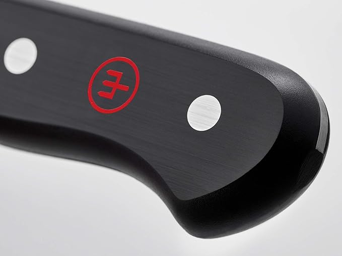 WÜSTHOF Gourmet 7" Hollow Edge Santoku Knife,Black
