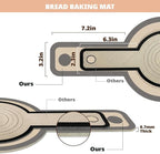 Silicone Bread Sling Oval and Round, 2 PCS Nonstick＆Reusable Bread Baking Mats, Easy-To-Clean Dutch Oven Liners, Sourdough Bread Baking Supplies (2Pack Round, Gray)