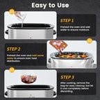 Electric Roaster Liners & Slow Cooker Liners, 10 Count 34 x 18 Inch Universal Fit for 16-22 Quart Roasters, Mess-Free Cooking, Disposable Oven Liners for Easy Cleanup, Cooking Bag