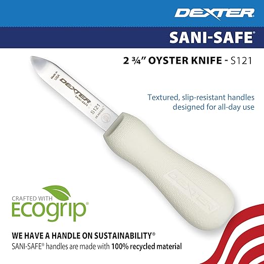 Dexter-Russell – 2.75" New Haven Style Oyster Knife - Sani-Safe Series, Carbon Steel, medium, Original version