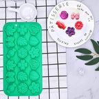 Gummy Candy Molds - 2Pcs Silicone Gummy Daisy Flower/Tulip Flower/Bow Tie/Leaf Candy Mold for Kids, Non-stick and Bpa Free for Candy Chocolate Gummy Jello Baking Soap Pudding Cookie Desserts Making