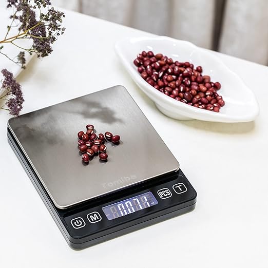 500g Precision Digital Pocket Scale, 0.01g Resolution, Includes a Calibration Weight