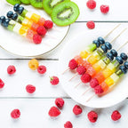 Fu Store Bamboo Skewers, 12 Inch Bamboo Sticks Shish Kabob Skewers, Grill, Appetizer, Fruit, Corn, Chocolate Fountain, Cocktail, Art, Set of 100 Pack