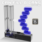 Electric Can Crusher, Can Crushers Automatic for Recycling 8oz 12oz & 16oz Cans, Fill 8 cans at a Time, Electric Can Smasher for Recycling Aluminum Seltzer, Cola, Beer Cans