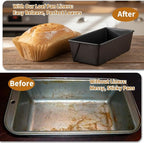 100 Pcs Loaf Pan Liners for Baking Bread 9x5 Inch, Disposable Non-Stick Bread Pan Liners, Pre Formed Rectangle Parchment Paper, Perfect for Baking Banana Bread, Cakes, Sourdough Bread(Brown)