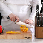 Cangshan L Series 17-Piece German Steel Forged Knife Set, 1026795 (Black)