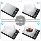 500g Precision Digital Pocket Scale, 0.01g Resolution, Includes a Calibration Weight