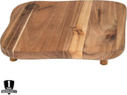 Blackstone 1755 Accessories Premium Quality Grill Board with Legs-Made from Koa Wood-Designed for Top of Griddle or Countertop-Use to Cut and Chop Vegetables or Meat, One Size