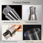 Manual Pressed Chopper,Multifunctional Manual Garlic Press,Stainless Steel Hand Food Chopper for Mincing Garlic Press Stainless Steel,Mini Dicer Food Choppers(1 PCS)