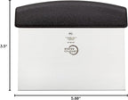 Mercer Culinary Millennia Bench Scraper, 5 7/8 Inch X 3 1/2 Inch Blade, Black Handle