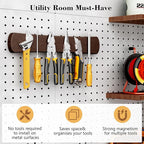 Magnetic Knife Holder for Wall, 10 Inch Wood Strong Magnetic Knife Strip, Small Kitchen Storage Space Savers, Rv Apartment Farmhouse Accessories Organizer, Housewarming Gifts for New Home