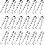Mini Serving Tongs, Anytrp 18-Packs Stainless Steel Sugar Tongs, 4.3inch Ice Tongs Kitchen Appetizers Tongs for Coffee Bar, Tea Party, Desserts Party, Sugar and Ice Bucket